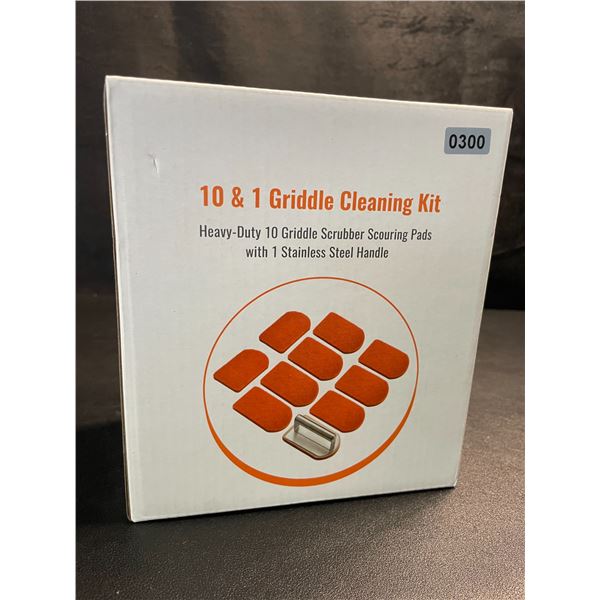 1 Heavy-Duty 10 & 1 Griddle Cleaning Kit for BBQ Grills/Griddles/Blackstone Grills - Brand New!