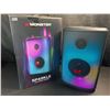 Image 5 : 1 MONSTER Sparkle High-Power Bluetooth/Party Speaker (80W) 24Hr Playtime - New/Open Box