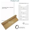 Image 5 : 1 Sublimation Paper/Sublimation Crafting Set - Includes 100 Sheets, 3 Tapes and T-Shirt Ruler - New