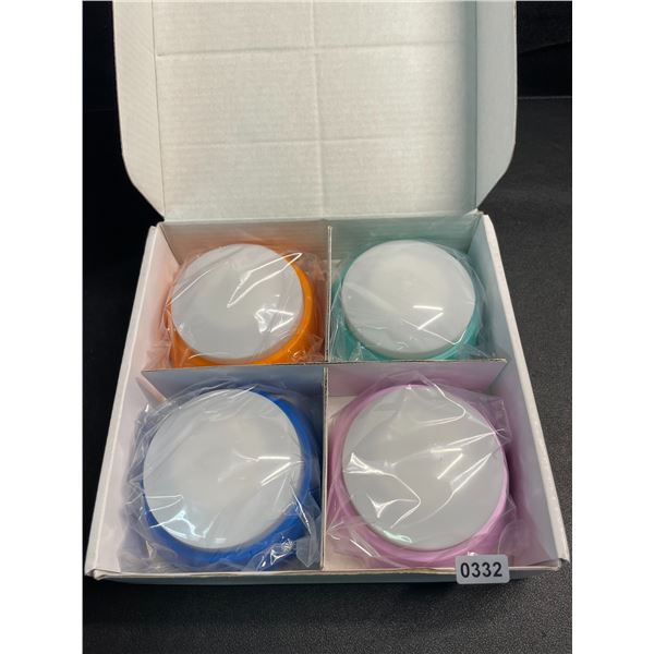 1 Box of 4 Voice Recording Buttons - New