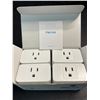Image 1 : 1 Box of Smart Wi-Fi Wall Plugs/Outlets - 4 Pack - Brand New