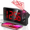 Image 1 : 2 LED Projection Alarm Clocks - Brand New