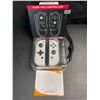 Image 2 : 1 Set of Joycon Controllers for Nintendo Switch - White Marble Aftermarket Design - Brand New!