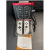 Image 2 : 1 Set of Joycon Controllers for Nintendo Switch - White Marble Aftermarket Design - Brand New!