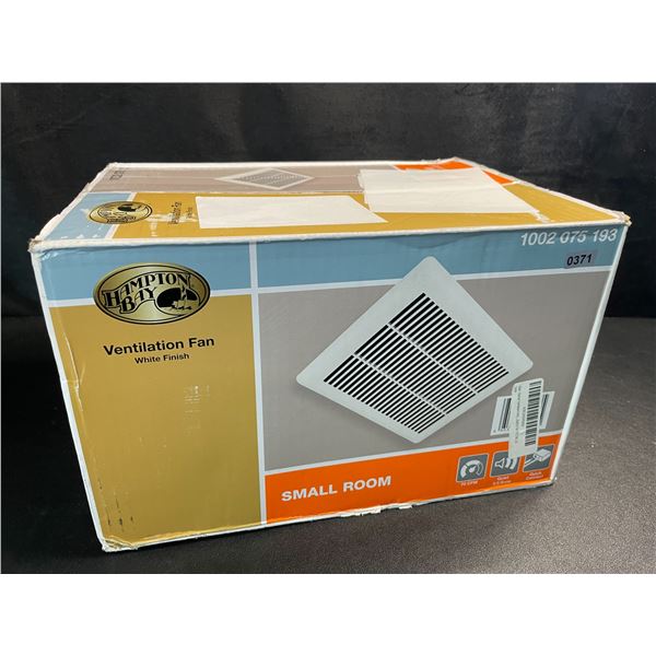 1 Hampton Bay Ventilation Fan/Bathroom Exhaust Fan - White - Brand New in Box
