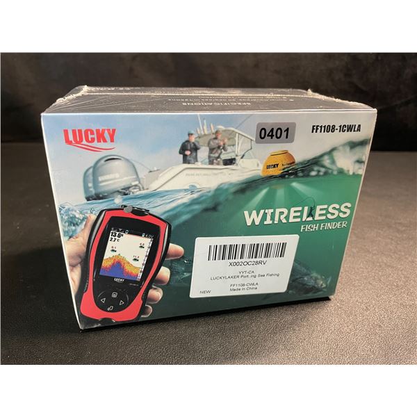 1 Luckylaker Portable Wireless Fish Finder Device w/ LCD Display - 147ft Depth - NEW