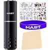 Image 1 : 1 Dragonhawk MAST Tattoo Machine Kit/Wireless Rotary Tattoo Pen Kit for Beginners - NEW