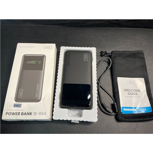 1 INIU High-Capacity Portable Power Bank with Quick Charge - 27,000mAh - PD 140W