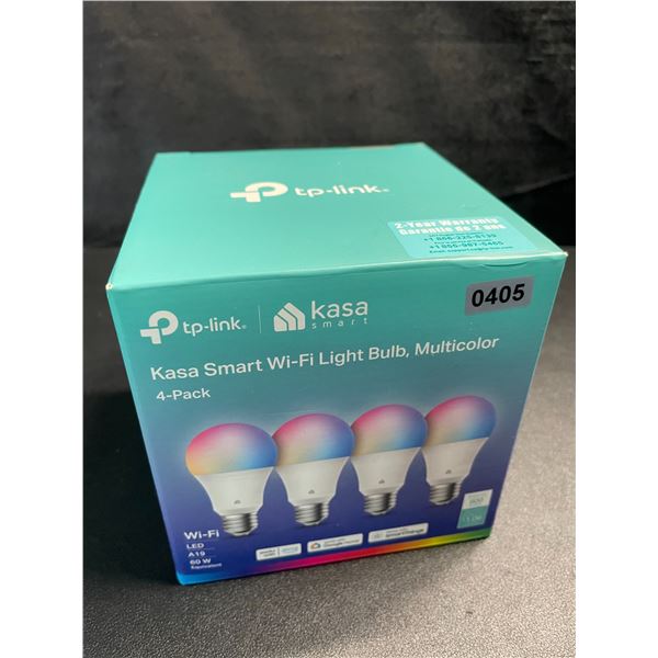 1 4-Pack of TP-Link Kasa Smart App-Control Wi-Fi LED Light Bulbs - Multicolor - Brand New