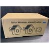 Image 3 : 1 Outdoor Solar Wireless Alarm System/Solar Driveway Alarm - 1 Receiver + 2 Sensors - Brand New