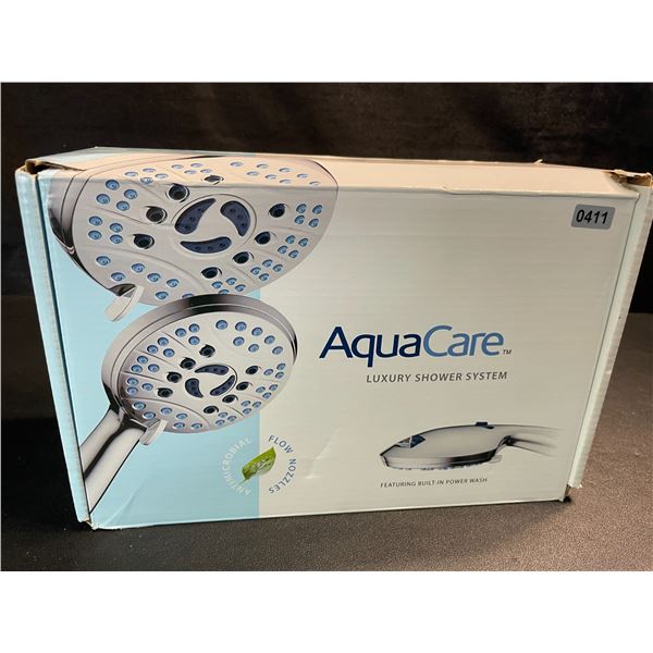 1 AquaCare Luxury Shower System w/ Built-In Power Wash - Model 4337 - Rubbed Bronze Finish - New
