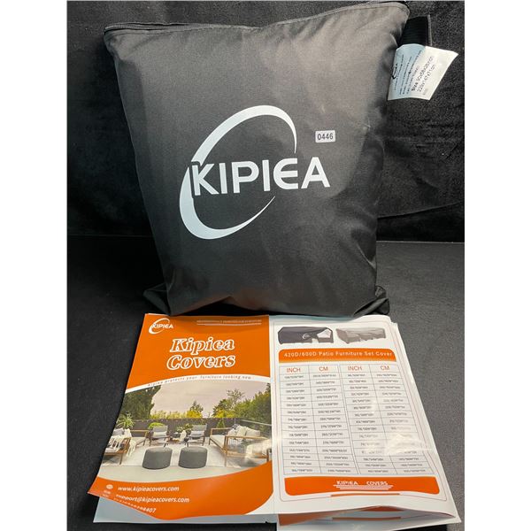1 Kipiea Covers Outdoor Durable Patio Furniture Cover Set (Size: 90x58x28inch) - New