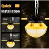 Image 6 : 1 LED String Work Light - 100FT 130W Industrial Grade 3-Prong LED Construction/Work Light - New!