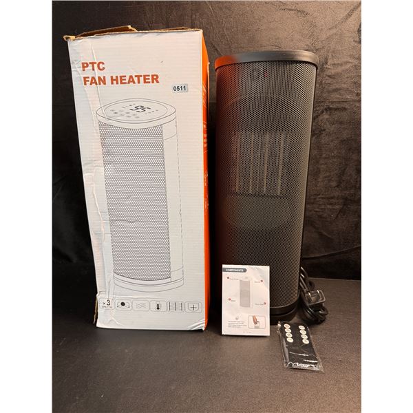 PTC 3 Speed Fan Heater with Remote - Open Box