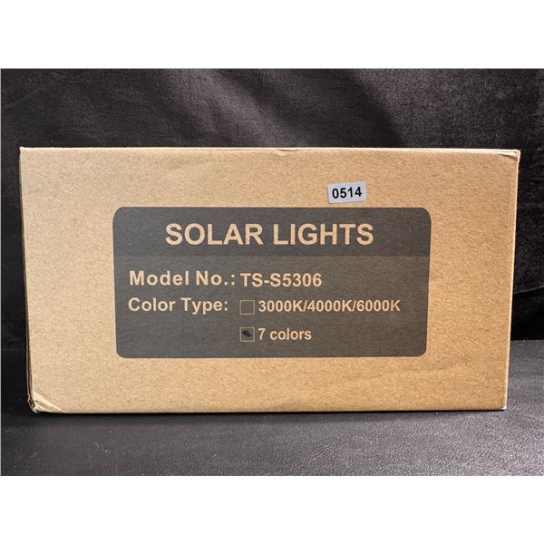 Multicolor Outdoor Solar Lights 4 Pack - New