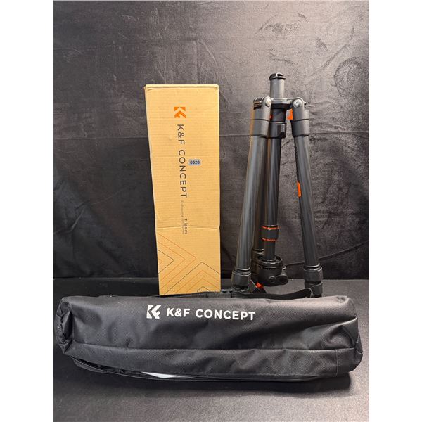 K and F Concept 64" Carbon Fiber Camera Tripod with Case - New