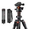 Image 4 : K and F Concept 64" Carbon Fiber Camera Tripod with Case - New
