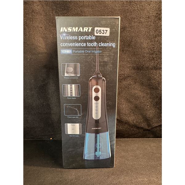 Insmart Rechargeable Oral Irrigator/Water Flosser 300ml Capacity - New