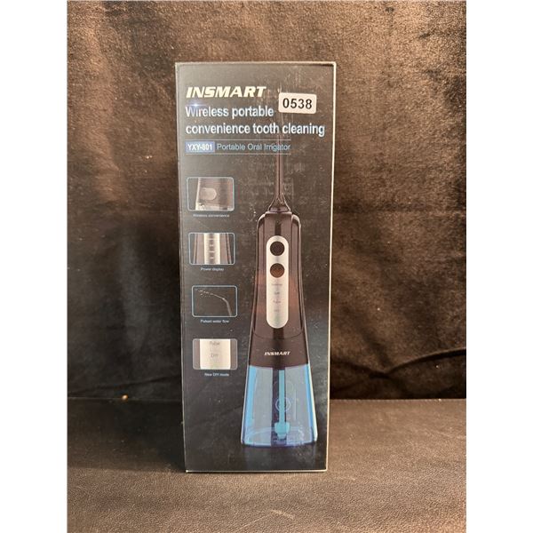 Insmart Rechargeable Oral Irrigator/Water Flosser 300ml Capacity - New