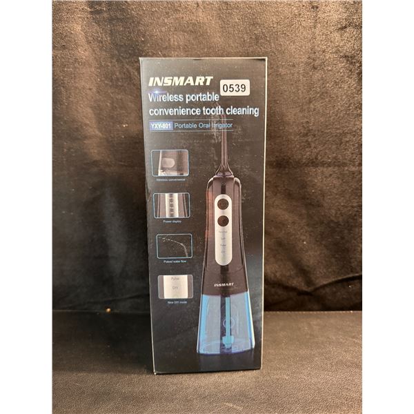 Insmart Rechargeable Oral Irrigator/Water Flosser 300ml Capacity - New
