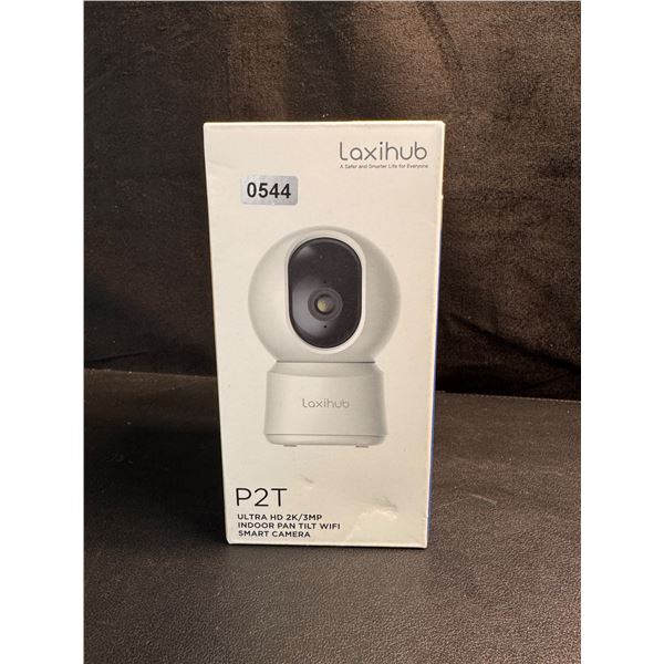 Laxihub P2T Ultra HD 2K 3MP Indoor Pan Tilt Wifi Smart Camera - New