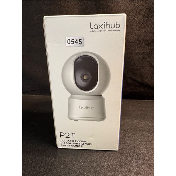 Laxihub P2T Ultra HD 2K 3MP Indoor Pan Tilt Wifi Smart Camera - New