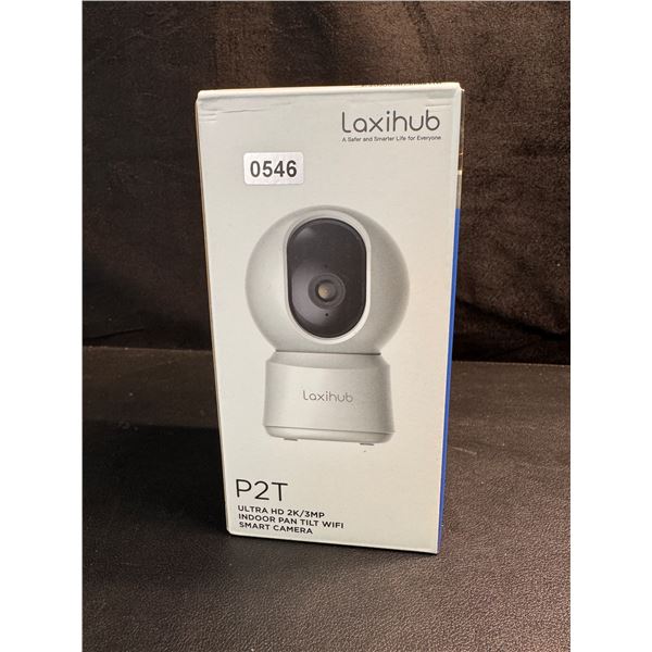 Laxihub P2T Ultra HD 2K 3MP Indoor Pan Tilt Wifi Smart Camera - New