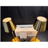 Image 3 : 2 Pack of Rechargeable USBC Dimmable Gold LED Table Lamps - New