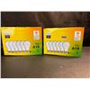 Image 1 : 2 6 Packs of 15W A19 LED Bulbs Natural White - New