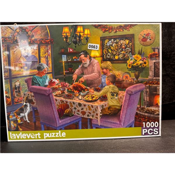 Lavievert 1000 PCS Dining Scene Puzzle - New