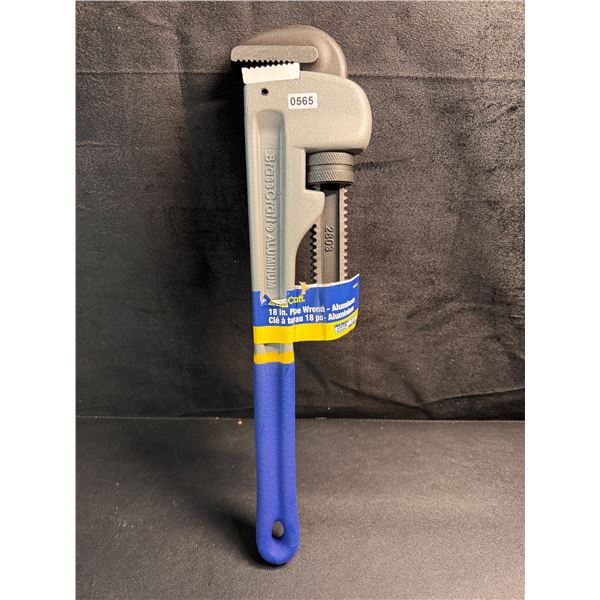 Brasscraft 18inch Aluminum Pipe Wrench - New
