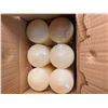 Image 2 : 6 Pack of 3"x6" Unscented Pressed Pillar Candles Ivory - New