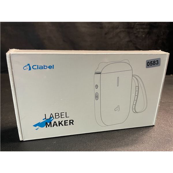 1 Clabel Portable Bluetooth Label Maker - Inkless/Wireless Thermal Label Machine - New Sealed!