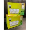 Image 1 : 2 Boxes of LED Lightbulbs - 6 Per Box/12 Bulbs Total - 11W A19 Standard E26 Base - Brand New