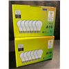 Image 1 : 2 Boxes of LED Lightbulbs - 6 Per Box/12 Bulbs Total - 11W A19 Standard E26 Base - Brand New