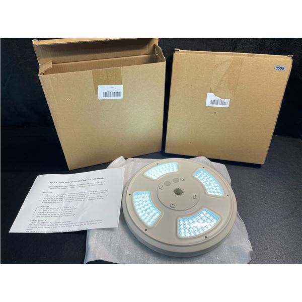 2 LED Solar Lights for Flagpoles - New