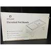 Image 4 : 1 Els Pet Raised Adjustable/Elevated Pet Bowls - Large Size (17" x 10") 1.6L Capacity - Brand New!