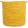 Image 1 : 1 Natemia Rope Storage Basket for Toys/Home Organization - 15" x 15" x 14" -Harvest Gold Color - New