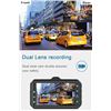 Image 5 : 1 Chortau Dual Dash Cam - 3" Screen Full HD Front Dash Camera w/ Backup Cam, Night Vision - New