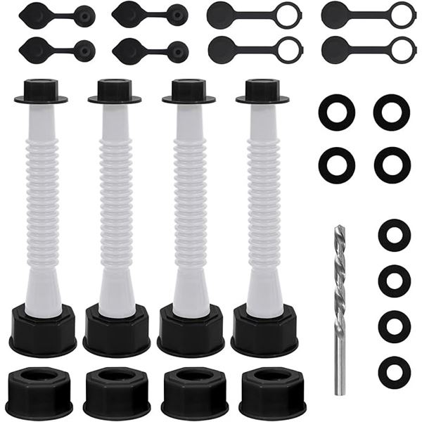 2 Gas Can Nozzle Replacement Kits - 33pcs Each - Brand New