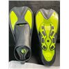 Image 2 : 1 Pair of Swim Fins/Flippers for Diving, Snorkeling, Swimming, etc. - Size L (Fits 9-10) New