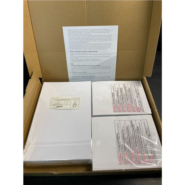 1 Box of Ohuhu Blank White Invitation Cards with Envelopes - All Occasion - 100 Pack - New