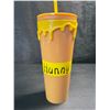 Image 2 : 1 Disney Winnie-The-Pooh Drinking Tumbler Cup with Straw - New