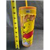 Image 3 : 1 Disney Winnie-The-Pooh Drinking Tumbler Cup with Straw - New