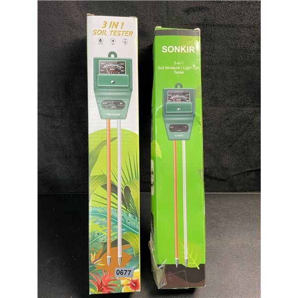 2 Soil Testers/Soil Meter Tools - Brand New