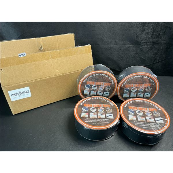 4 Rolls of Deck Hoist Tape - 2" x 50FT Per Roll - For Protecting Wooden Decks/Beams - New