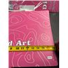 Image 2 : 3 Diamond Art Storage Books/Portfolios - Large Size (17.5 x 12.7") - 30 Pages/Clear Sleeves Each