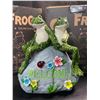 Image 2 : 2 Frog Solar Statues for Gardens/Lawn Decor - Waterproof & UV Resistant - New