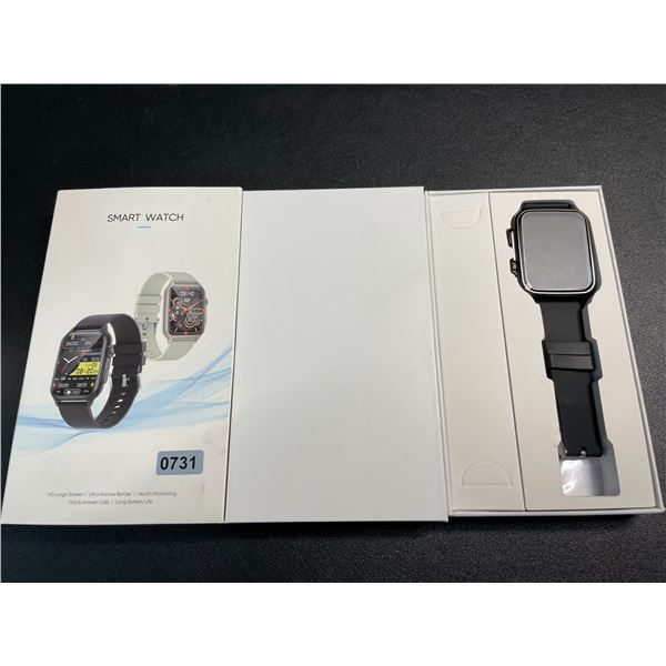1 Smart Watch/Fitness Activity Tracker Watch - Black - New