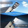 Image 7 : Kinghe 4-Pack of LED Solar Motion Sensor Street Lights for Outdoors; Waterproof; 6500K -  NEW